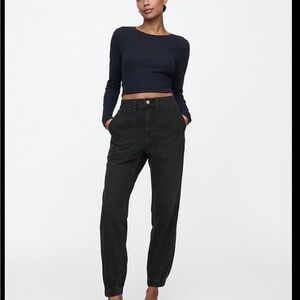 GAP Women's washed Black Jeans XS